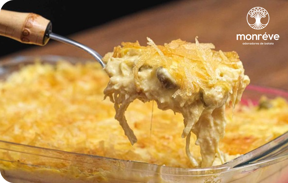 Fricassê de Franco com Batata Palha