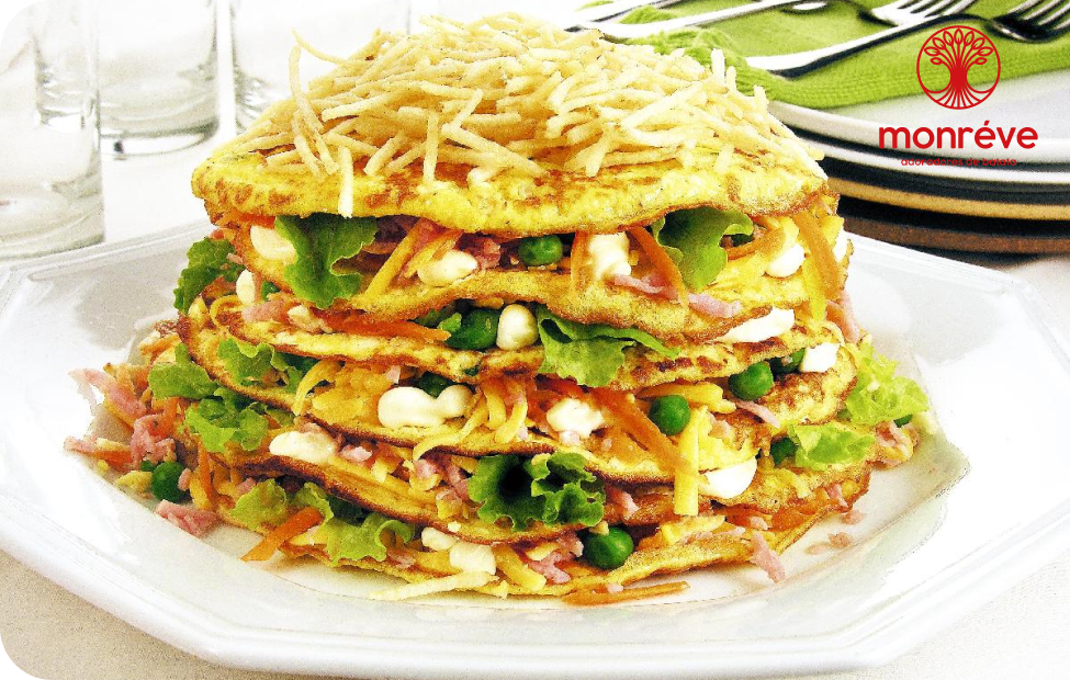 Omelete com Batata Palha